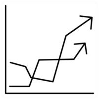 Statistics and diagram icon concept vector