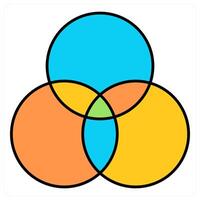 Infographic Circle and pie diagram icon concept vector