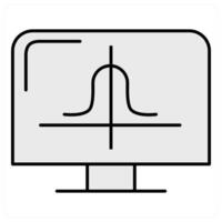 Online Analysis and platform icon concept vector