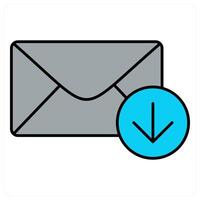 Download Message and mail icon concept vector
