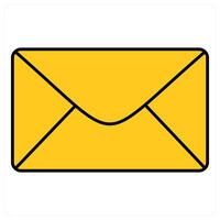 Message and mail icon concept vector