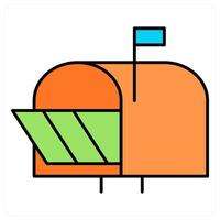 Post Letter and mail icon concept vector