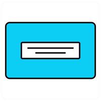 Message and mail icon concept vector