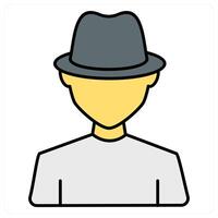 Man and boy icon concept vector