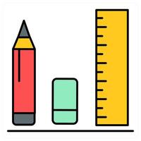 Geometry and tool icon concept vector