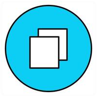 Duplicate Page and page icon concept vector
