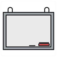 Blackboard and study icon concept vector