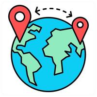 Distance Learning and online icon concept vector