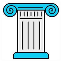Podium and speech icon concept vector