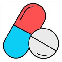 Medicine and drugs icon concept vector