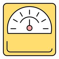 Weighing Machine and scale icon concept vector