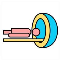 MRI and scan icon concept vector