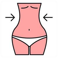 Weight Lose and lose icon concept vector