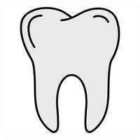 Teeth and tooth icon concept vector