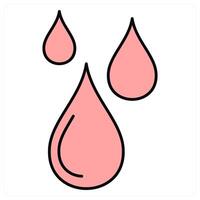 Blood Donate and drop icon concept vector