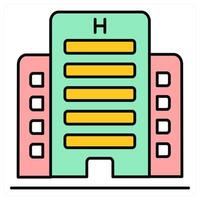 Hospital and health icon concept vector