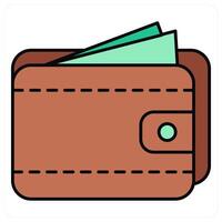 Wallet and purse icon concept vector