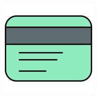 Credit Card and online payment icon concept vector