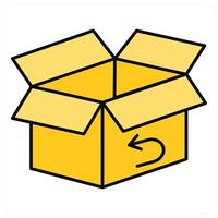 Package and product icon concept vector