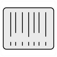 Bar Code and code icon concept vector