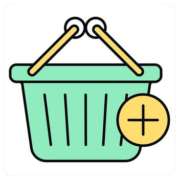 Add to Cart and trolley icon concept vector