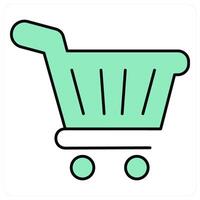 Cart and trolley icon concept vector