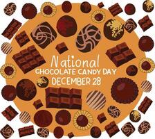 chocolate chocolate pattern chocolate set vector