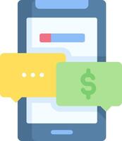 Mobile app development services vector