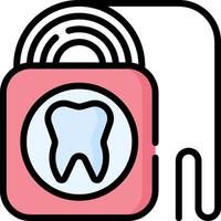 A toothbrush is in a lock with a tooth in it vector