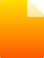 A square file icon with an orange background vector