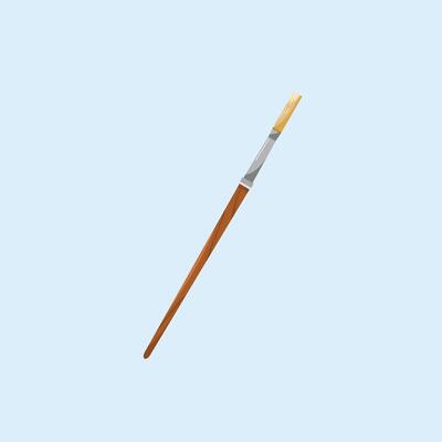 mini flat paint brush icons, artist items in drawing in flat style, suitable for posters and web icons