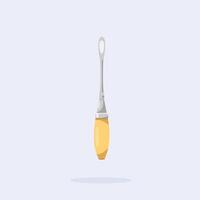 Traditional wood mini gouge chisel, craft carving tool suitable for posters and web icons vector