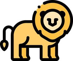 A lion icon on a white background vector