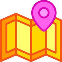 Map pin icon vector