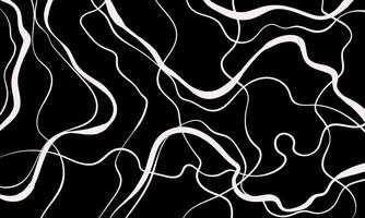 Flowing Paths in Motion Against a Black Background vector