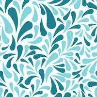 Oceanic elegance with a seamless nature-inspired motif vector