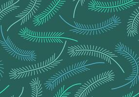 Seamless Pattern of Colorful Pine Needles on Dark Green Background vector