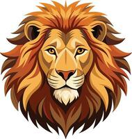 Roaring Lion Head with Power vector