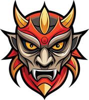 Mystic Mask with Intricate Patterns vector