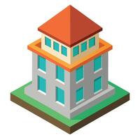 Basics of 3D Building Design vector