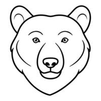 nice and Nostalgic Bear Mascot Design vector