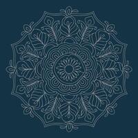 a illustration of a snowflake. vector