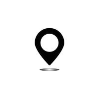 map pointer icon vector