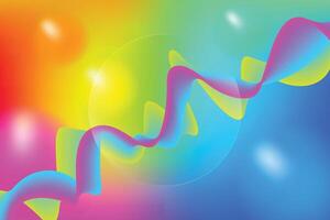 Flowing Color Background Abstract Linear Wave , Glass Morph and Frame for Design Poster, Banner, Presentation, Wallpaper Mobile and Desktop vector