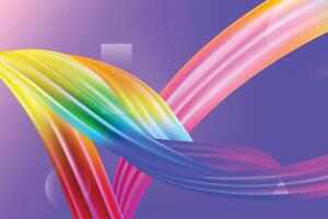Trendy Abstract Design Template Background with 3D Linear Shape Flow Dynamic Gradient Composition. Applicable for Poster, Banner, Presentation, Wallpaper Mobile and Desktop vector
