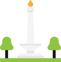 Monas Statue Building vector