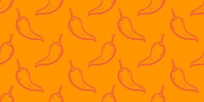 chili pattern Background. vintage chili background. pepper pattern background. chili doodle pattern background. hot chili pattern. vector