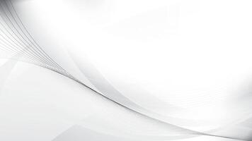 Abstract white and gray color, modern design stripes background with curve lines. illustration. vector