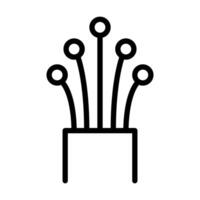 fiber optic cable icon for graphic design, logo, web site, social media, mobile app, ui illustration vector