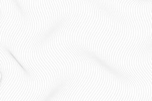simple white waves lines on a white background vector